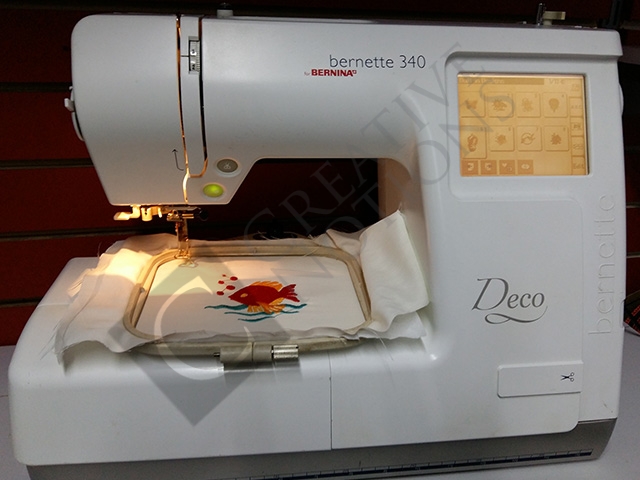 bernina deco 340 embroidery machine